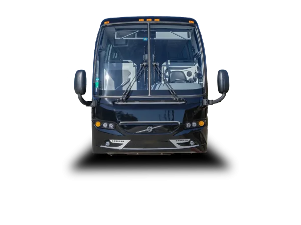 Motor Coach - Front view - Dallas VIP Transportation